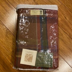 Longaberger Toboso Plaid Throw